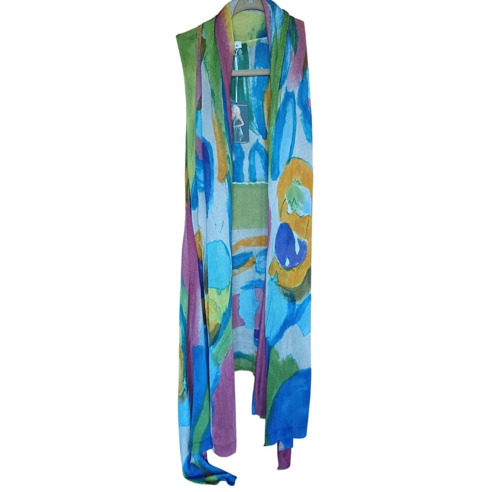 Adore Women's Multicolor Sleeveless Jacket